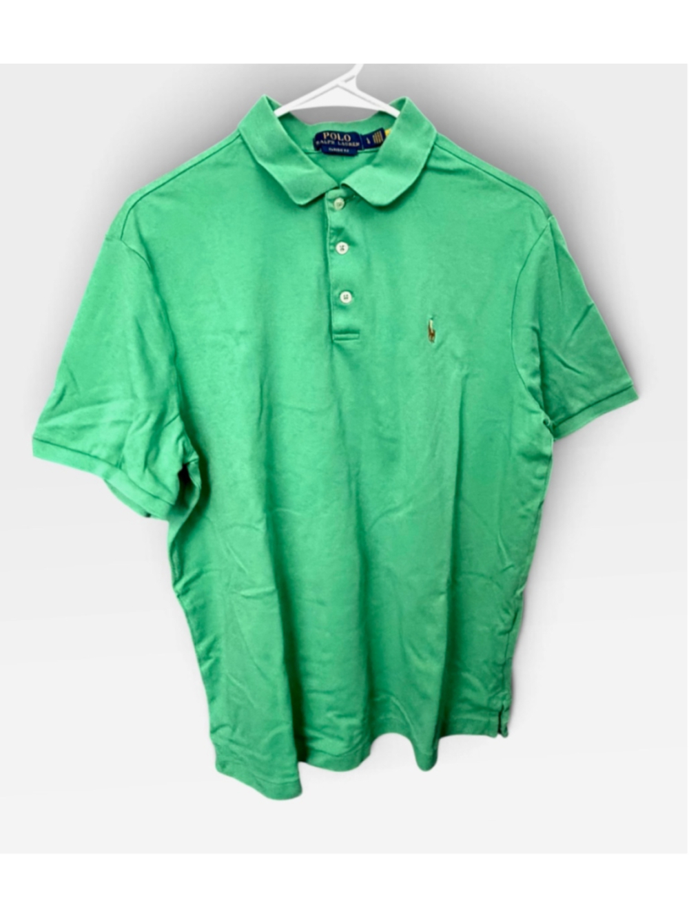Men's Polo Ralph Lauren Classic Fit Polo Shirt Size L Green